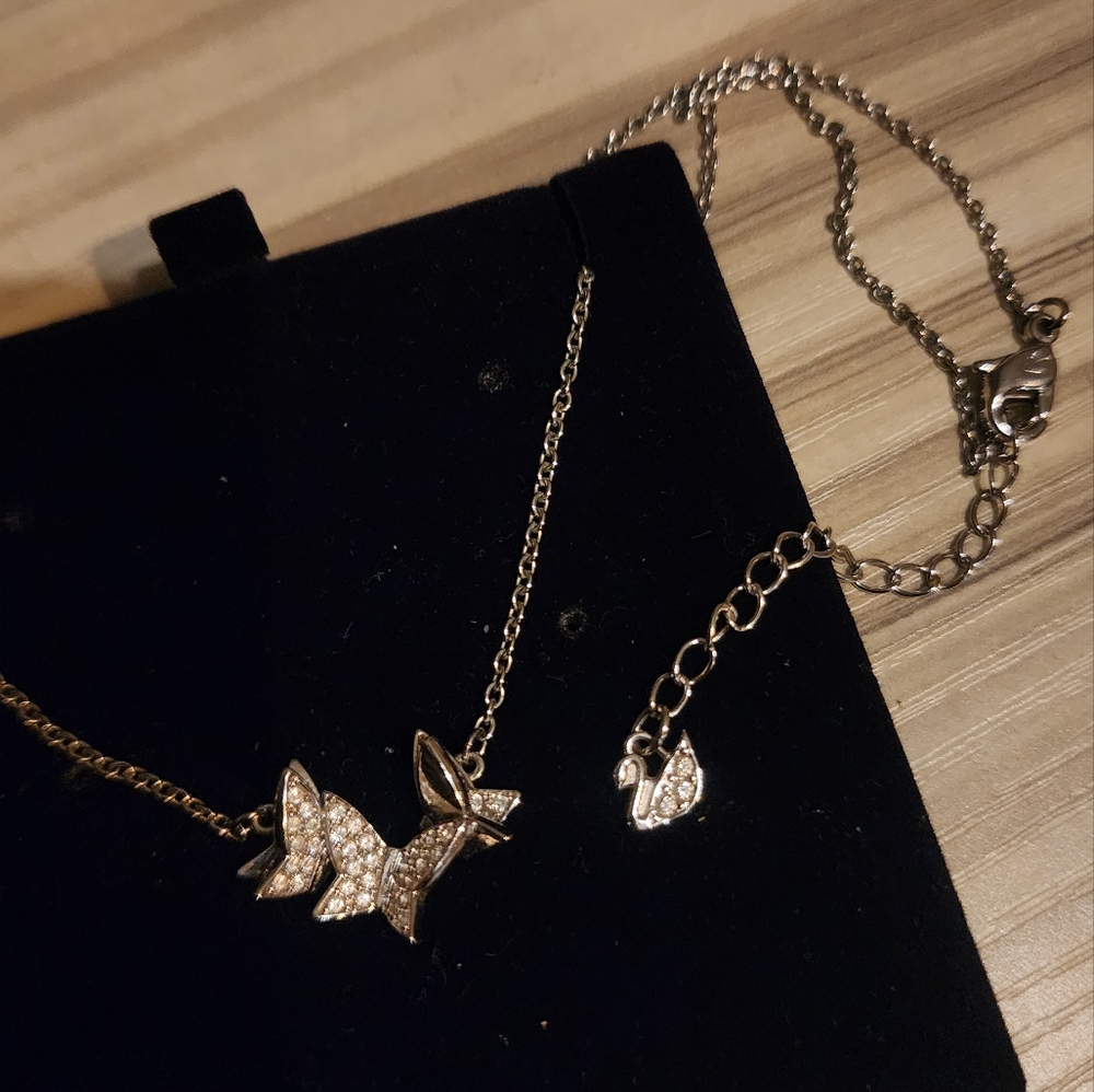 Swarovski butterfly necklace
